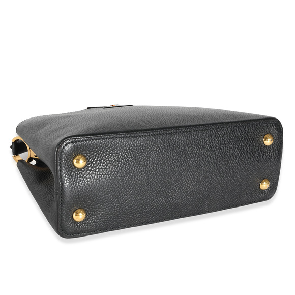 Louis Vuitton Black Taurillon Capucines MM - Picture 7 of 7